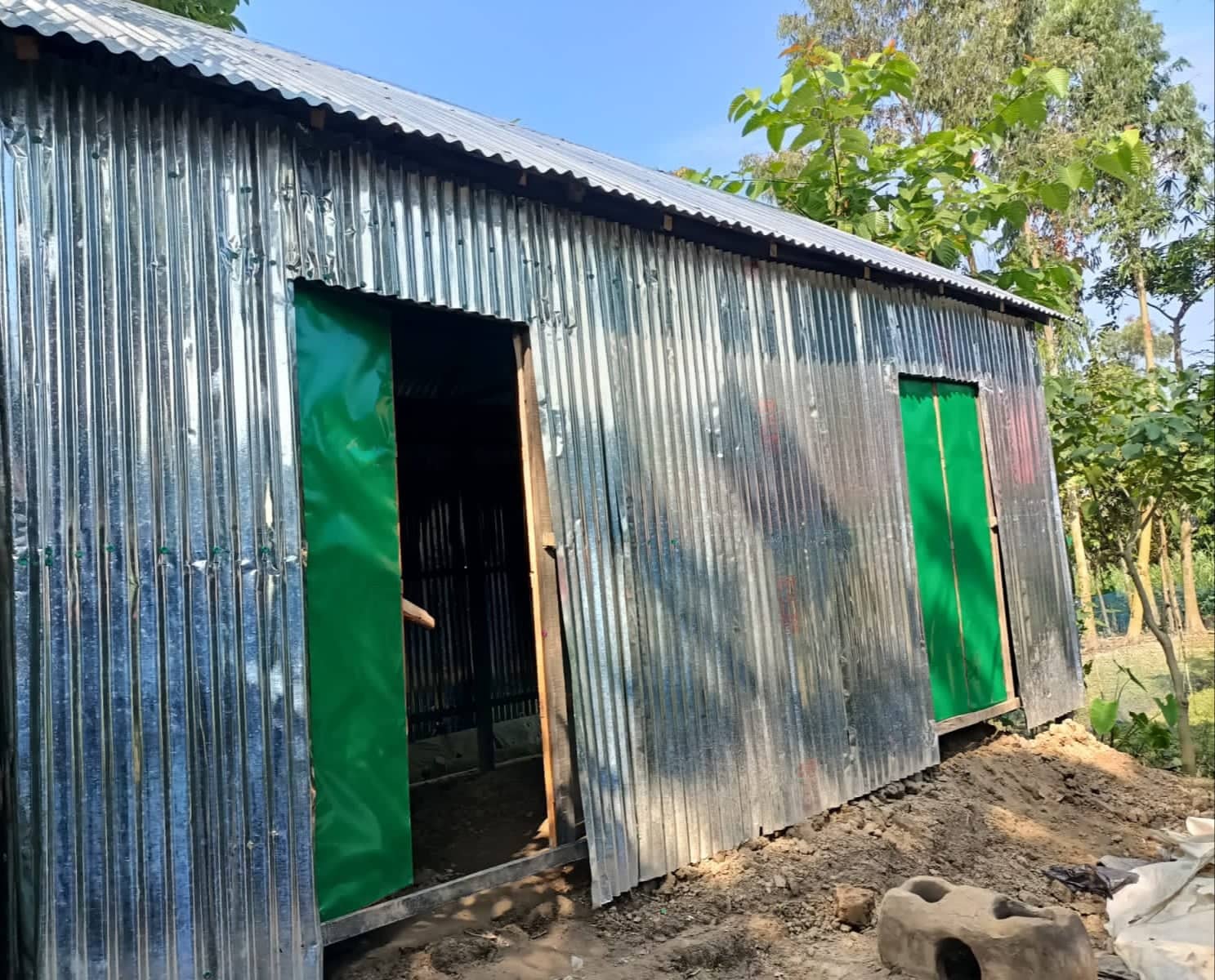 Five new houses
